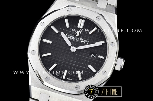 Royal Oak Ladies 33mm SS/SS Black Dial Swiss ETA Quartz