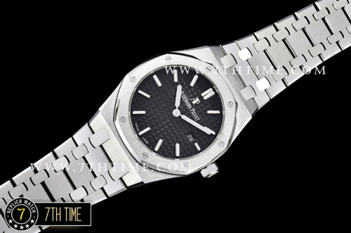 Royal Oak Ladies 33mm SS/SS Black Dial Swiss ETA Quartz
