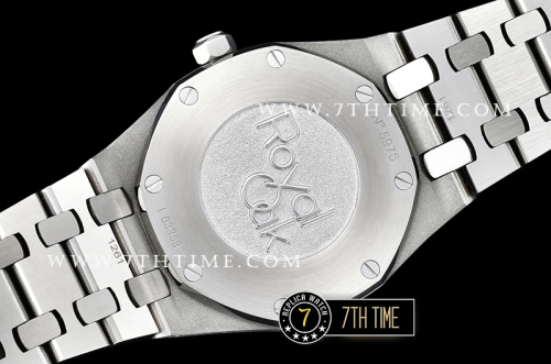 Royal Oak Ladies 33mm SS/SS White Dial Diamond Bezel Swiss ETA Quartz