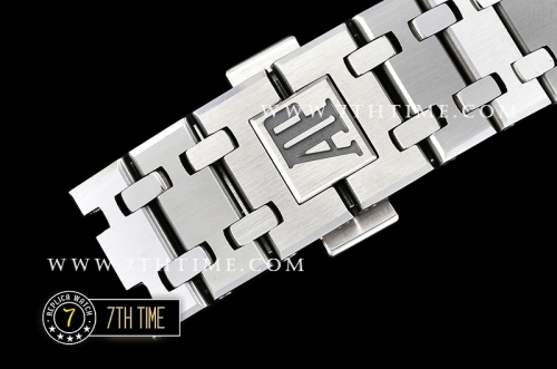 Royal Oak Ladies 33mm SS/SS Black Dial Diamond Bezel Swiss ETA Quartz