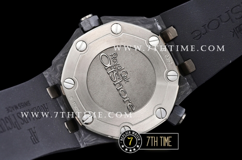 Royal Oak Diver 42mm Forged Carbon  Black/Yellow Dial Rubber Strap MY9015