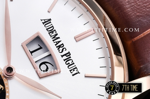 AP Jules Tourbillon 42mm Grande Date RG/LE White Dial Tourbillon