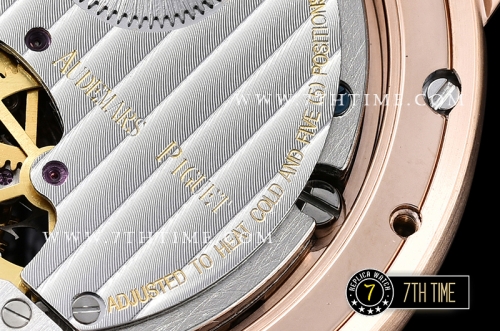 AP Jules Tourbillon 42mm Grande Date RG/LE White Dial Tourbillon