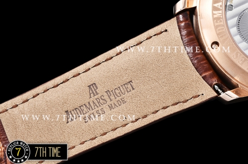 AP Jules Tourbillon 42mm Grande Date RG/LE White Dial Tourbillon