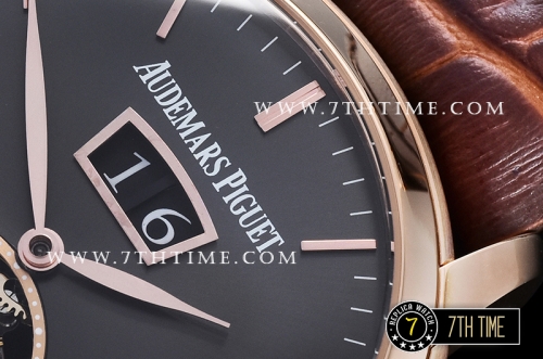 AP Jules Tourbillon 42mm Grande Date RG/LE Black Dial Tourbillon