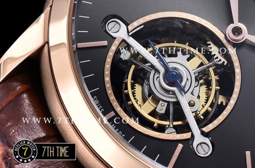 AP Jules Tourbillon 42mm Grande Date RG/LE Black Dial Tourbillon
