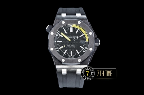Royal Oak Diver Forged Carbon Ceramic Bezel Black/Yellow Dial A23J