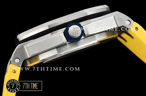 Royal Oak Diver 42mm SS/RU Yellow Checkered Dial MY9015 Mod A3120