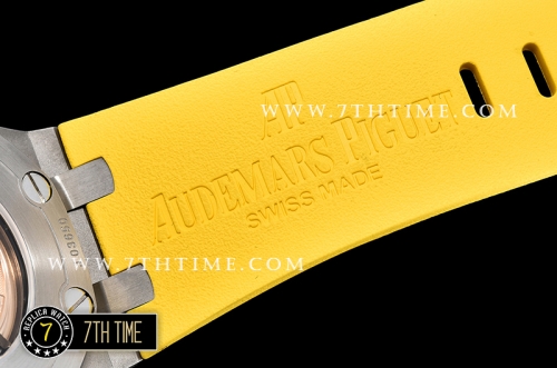 Royal Oak Diver 42mm SS/RU Yellow Checkered Dial MY9015 Mod A3120
