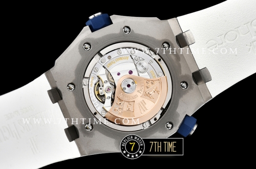 Royal Oak Diver 42mm SS/RU White Checkered Dial MY9015 Mod A3120