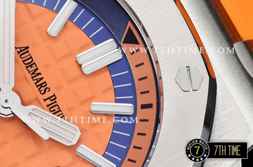 Royal Oak Diver 42mm SS/RU Orange Checkered Dial MY9015 Mod A3120