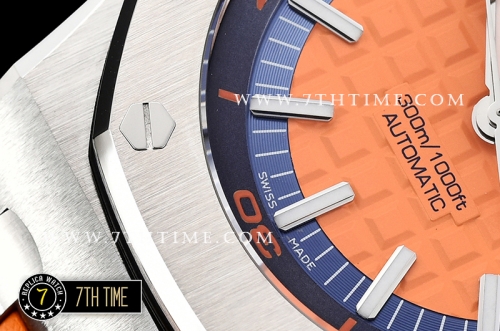 Royal Oak Diver 42mm SS/RU Orange Checkered Dial MY9015 Mod A3120
