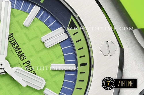 Royal Oak Diver 42mm SS/RU Green Checkered Dial MY9015 Mod A3120