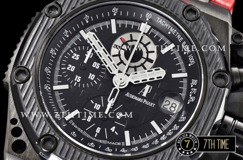 Offshore Survivor Limited Edition 42mm DLC/CER/LE Black Checkered Dial A7750 Mod