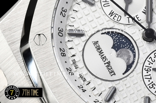 Royal Oak Perpetual Calendar 41mm 26574 SS/SS White Checkered Dial A5134