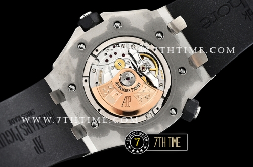 Royal Oak Offshore Diver 15710 42mm White Checkered Dial SS/RU Asia 2824