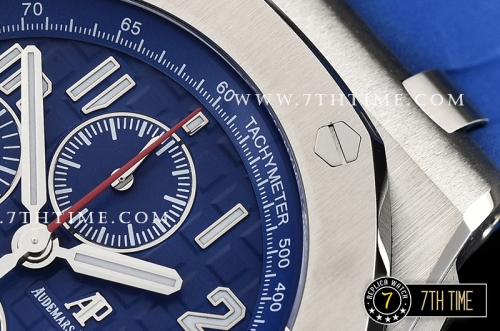 Royal Oak Offshore 42mm 2018 SIHH Indigo Checkered Dial SS/RU A3126
