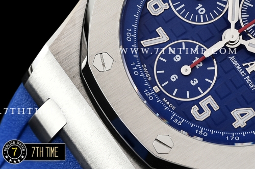 Royal Oak Offshore 42mm 2018 SIHH Indigo Checkered Dial SS/RU A3126