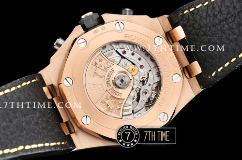 Royal Oak Offshore 42mm Gold Themes Rose Gold Checkered Dial RG/LE A3126