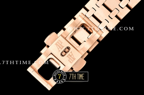 Royal Oak Offshore 42mm Gold Themes Rose Gold Checkered Dial RG/RG A3126