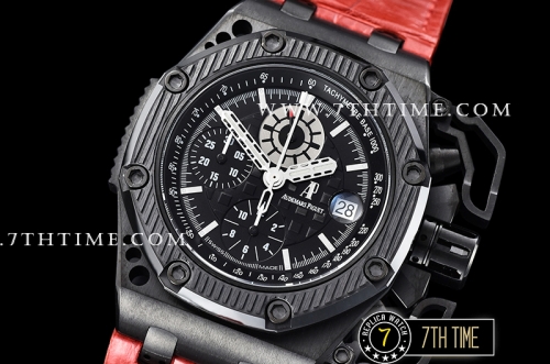 Royal Oak Offshore Survivor Ltd CER/DLC/LE Black Checkered Dial A3126 Mod