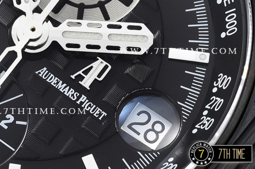 Royal Oak Offshore Survivor Ltd CER/DLC/LE Black Checkered Dial A3126 Mod