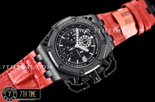 Royal Oak Offshore Survivor Ltd CER/DLC/LE Black Checkered Dial A3126 Mod
