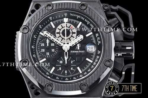 Royal Oak Offshore Survivor Ltd CER/DLC/LE Black Checkered Dial A3126 Mod