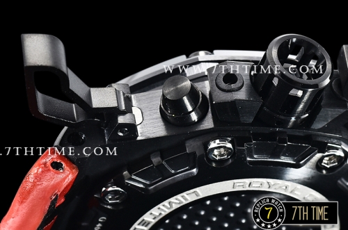 Royal Oak Offshore Survivor Ltd CER/DLC/LE Black Checkered Dial A3126 Mod