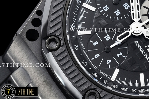 Royal Oak Offshore Survivor Ltd CER/DLC/RU Black Checkered Dial A3126 Mod