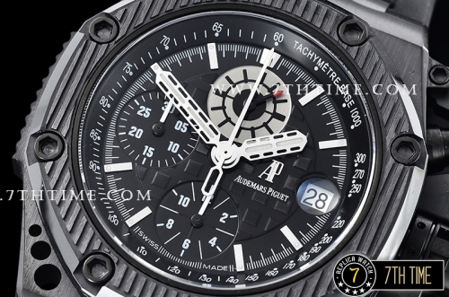 Royal Oak Offshore Survivor Ltd CER/DLC/RU Black Checkered Dial A3126 Mod