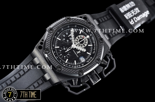 Royal Oak Offshore Survivor Ltd CER/DLC/RU Black Checkered Dial A3126 Mod