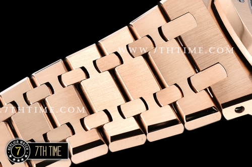 Royal Oak Extra Thin RG/RG Rose Gold Checkered Dial Flying Tourbillon