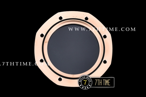 Royal Oak Extra Thin RG/RG Rose Gold Checkered Dial Flying Tourbillon