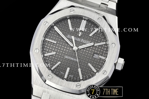Royal Oak 15400 41mm SS/SS Grey Checkered Dial MY9015 Mod 3120