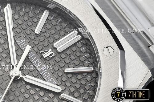 Royal Oak 15400 41mm SS/SS Grey Checkered Dial MY9015 Mod 3120