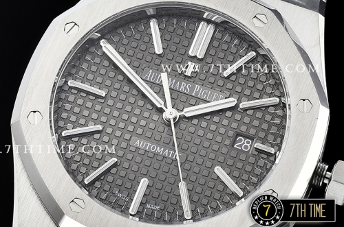 Royal Oak 15400 41mm SS/SS Grey Checkered Dial MY9015 Mod 3120