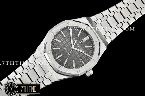 Royal Oak 15400 41mm SS/SS Grey Checkered Dial MY9015 Mod 3120