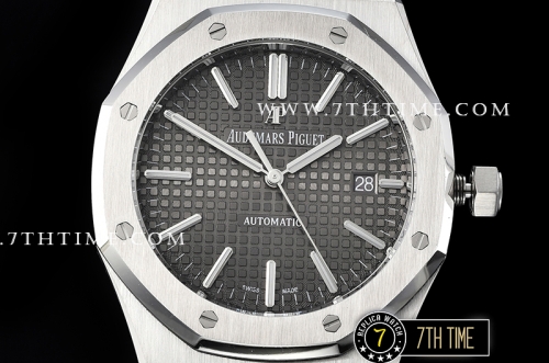 Royal Oak 15400 41mm SS/SS Grey Checkered Dial MY9015 Mod 3120