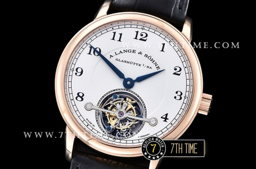 ALANGE & SOHNE 1815 Tourbillon White Dial  Black Numeral Markers Asia Manual Wind Tourbillon