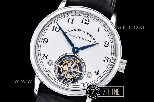 ALANGE & SOHNE 1815 Tourbillon White Dial  Solid Stainless Steel Asia Manual Wind Tourbillon