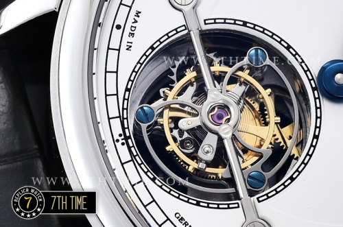 ALANGE & SOHNE 1815 Tourbillon White Dial  Solid Stainless Steel Asia Manual Wind Tourbillon