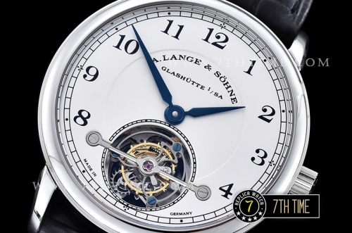 ALANGE & SOHNE 1815 Tourbillon White Dial  Solid Stainless Steel Asia Manual Wind Tourbillon
