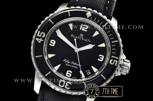Blancpain Fifty Fathoms Black Dial with Markers Asia 23J