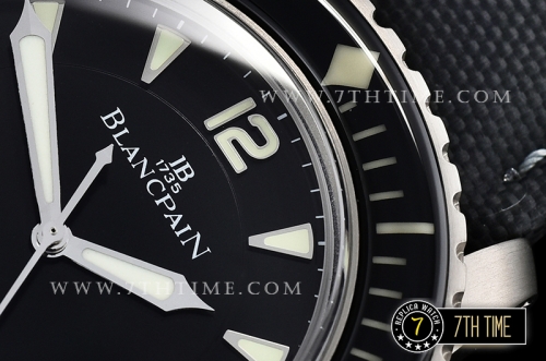 Blancpain Fifty Fathoms Black Dial with Markers Asia 23J
