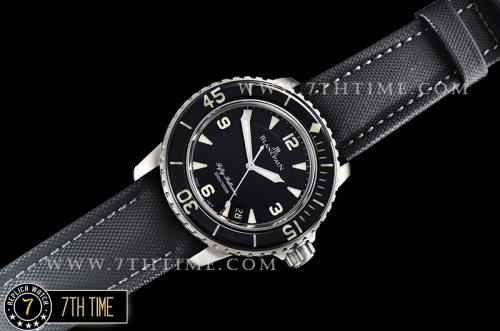 Blancpain Fifty Fathoms Black Dial with Markers Asia 23J