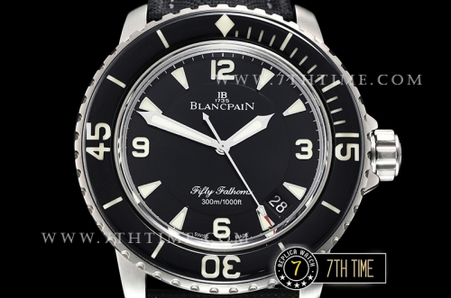 Blancpain Fifty Fathoms Black Dial with Markers Asia 23J