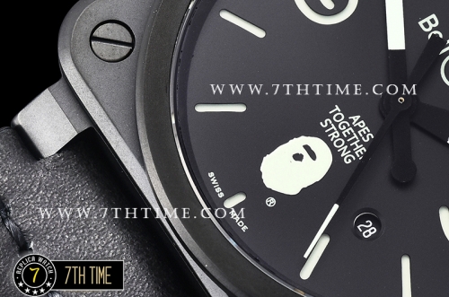Bell Ross BR03-92 42mm XXV Bathing Ape PVD/LE Black