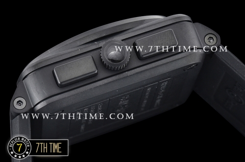 BR03-94 Chronograph Black Dial PVD Thick Coated on Solid Stainless Steel