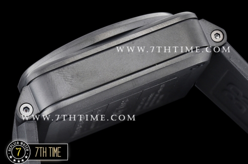 BR03-94 Chronograph Black Dial PVD Thick Coated on Solid Stainless Steel